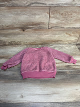 Tahari Girl Textured Sweatshirt Pink sz 2T