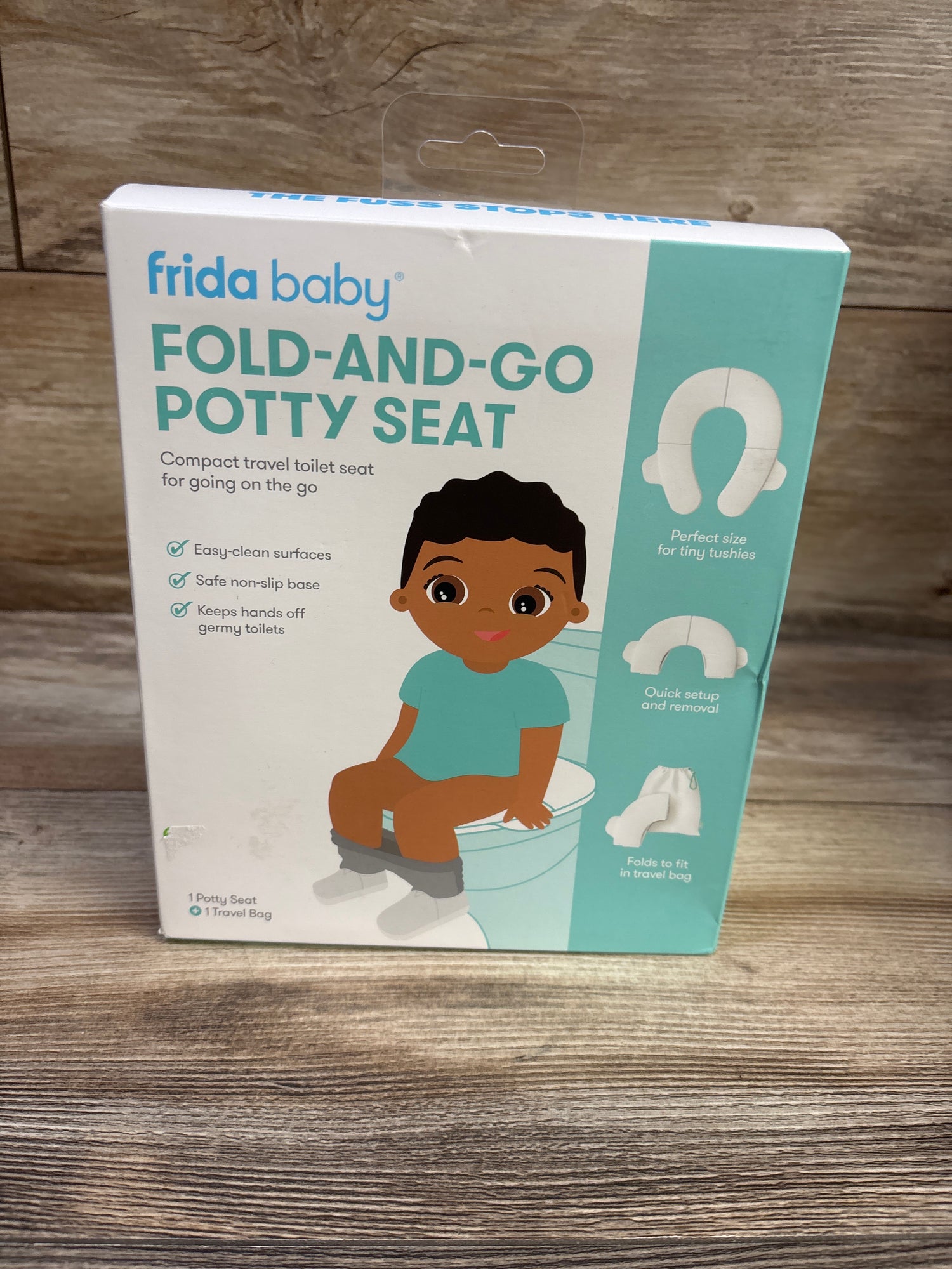 Frida Baby Fold-And-Go Potty Seat - White