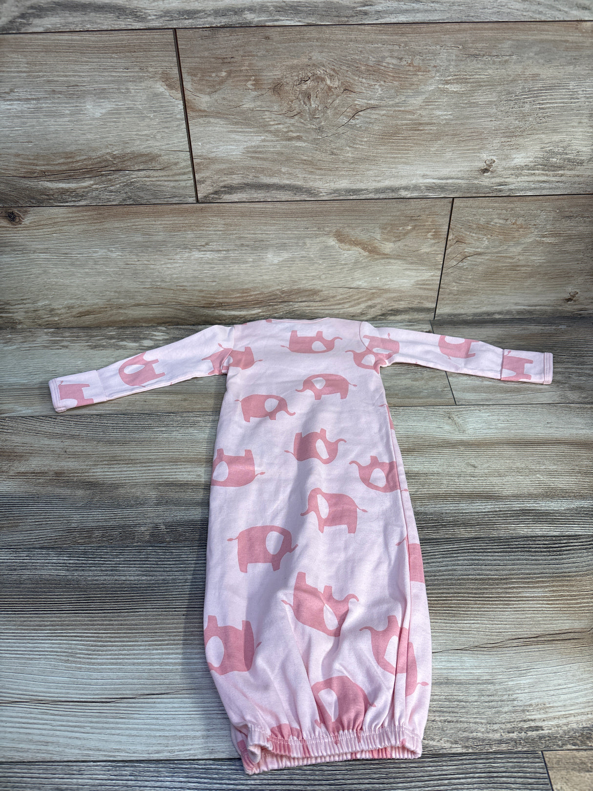 Simple Joys Elephant Sleep Gown Pink sz 0-3m