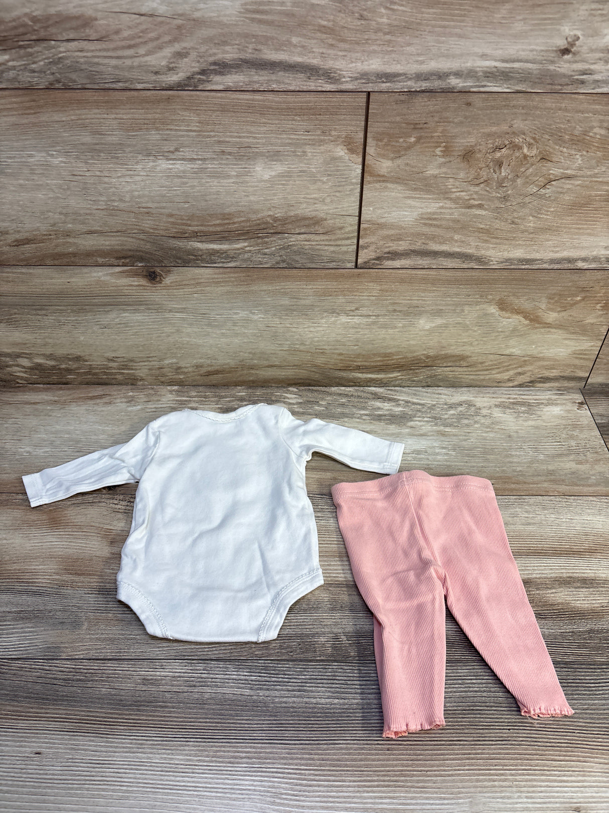 Starting Out 2pc Embroidered Deer Bodysuit & Pants Set Ivory sz 3m