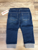 NEW Cat & Jack Denim Drawstring Pants Blue sz 12m