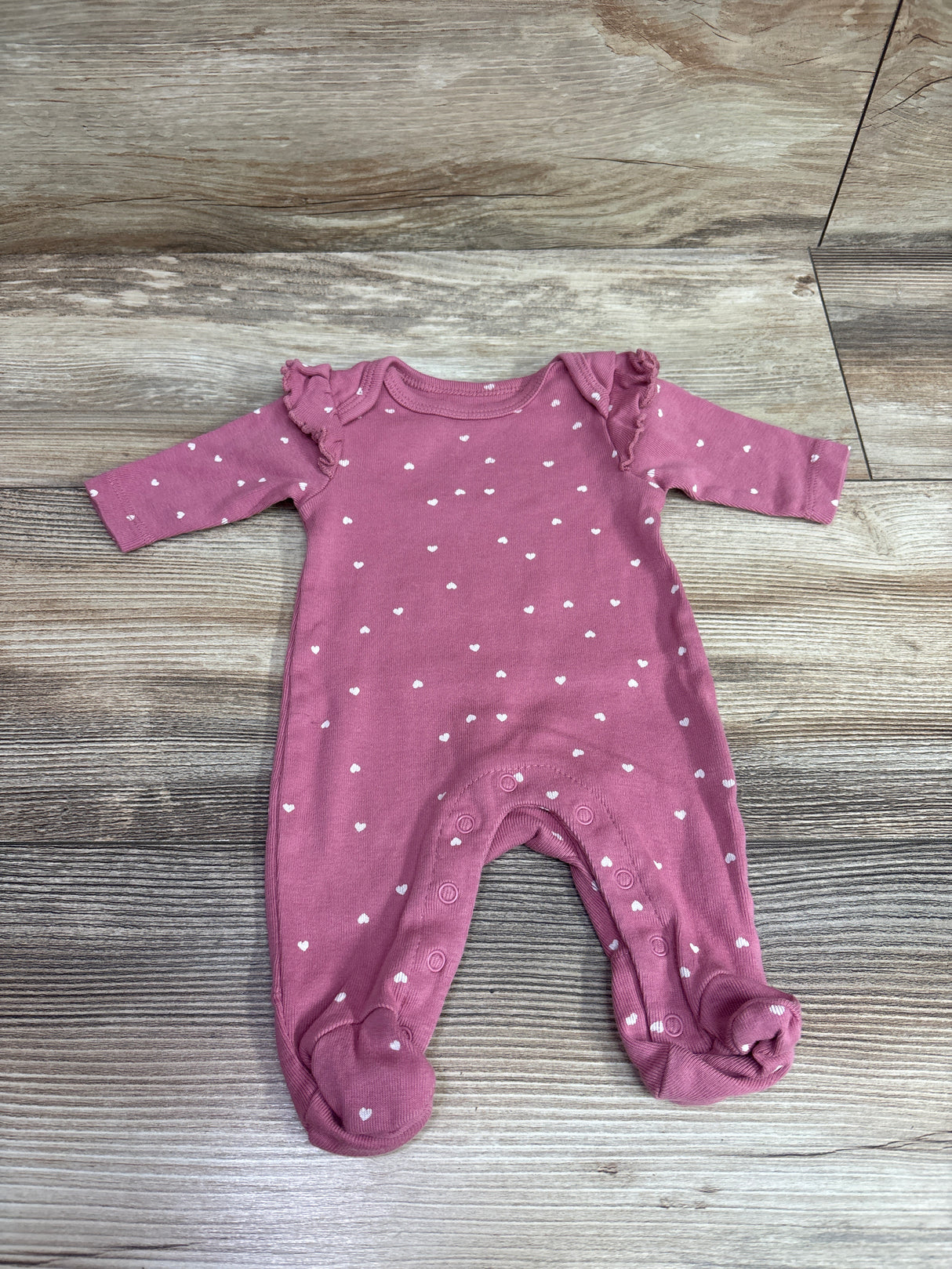 Ever & Ever Footed Coverall Pink sz Preemie