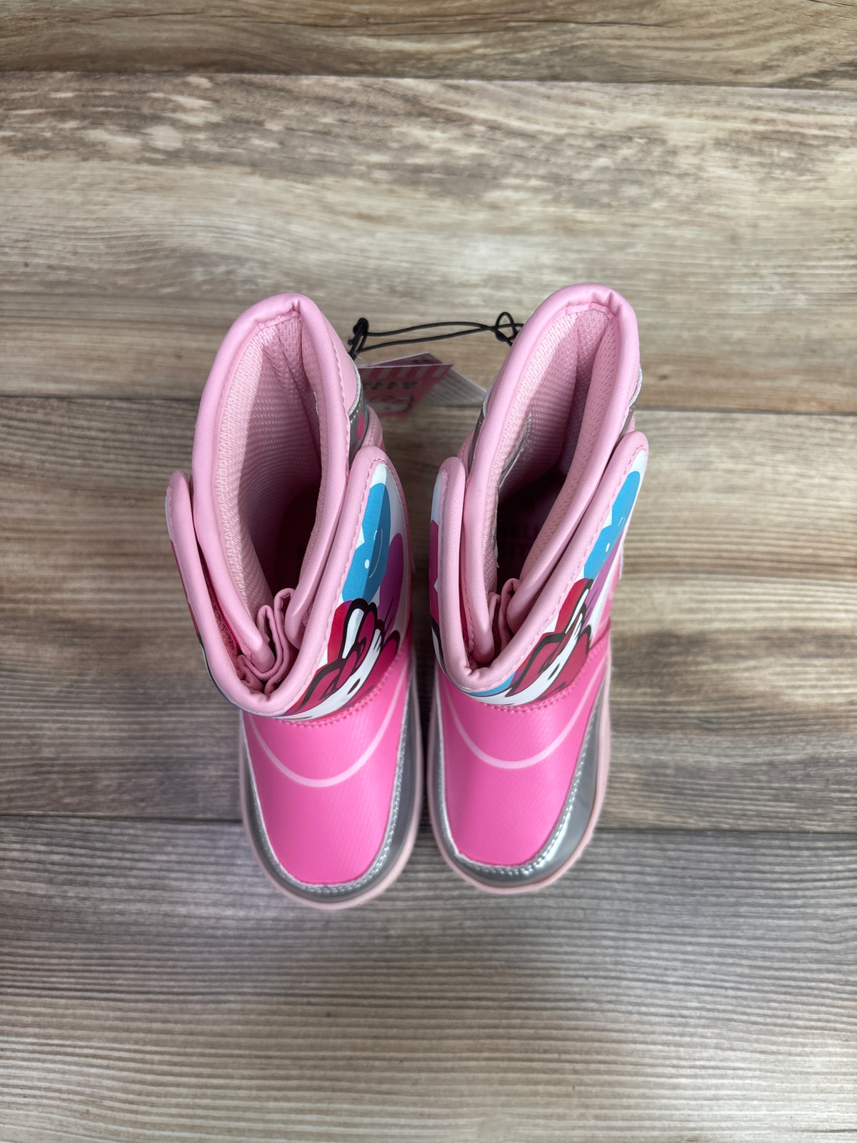NEW Hello Kitty Light-Up Winter Snow Boots Pink sz 8c