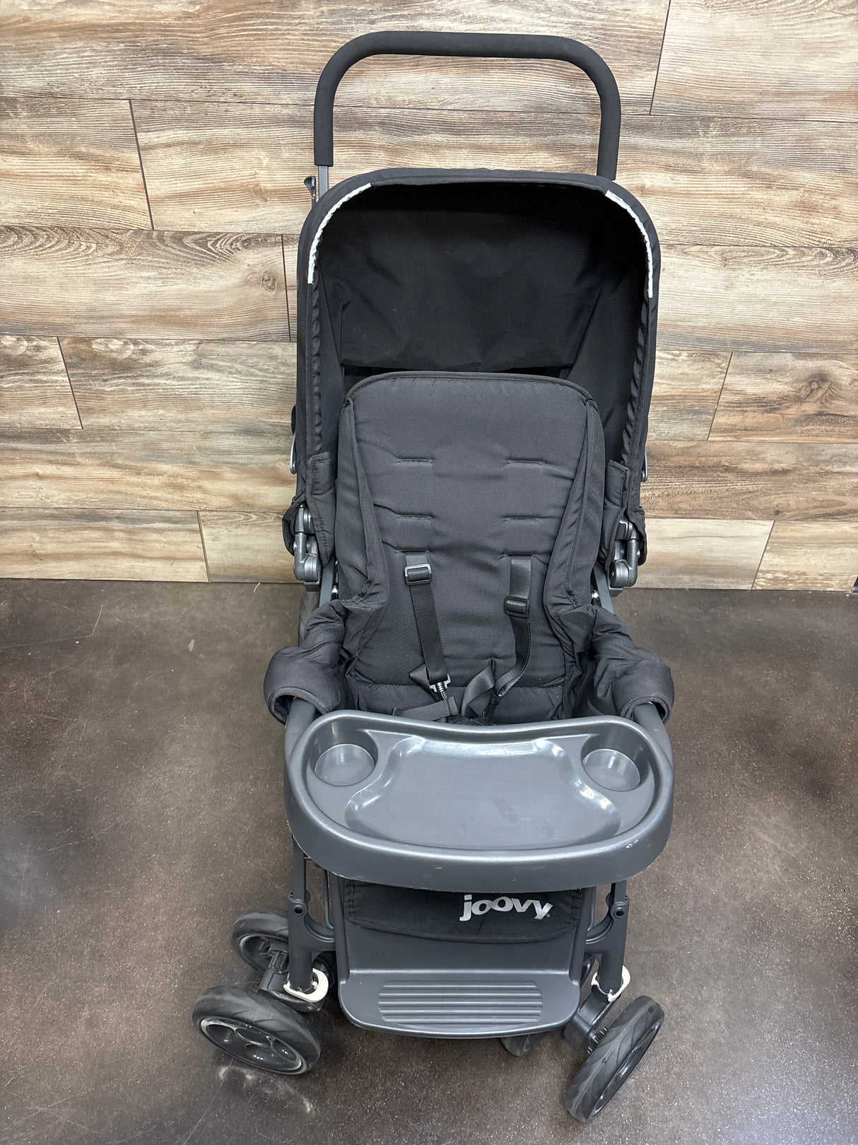 Joovy Caboose Ultralight Sit and Stand Double Stroller Black