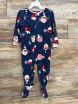 NWOT Carter's Hot Coco Blanket Sleeper Navy sz 24m