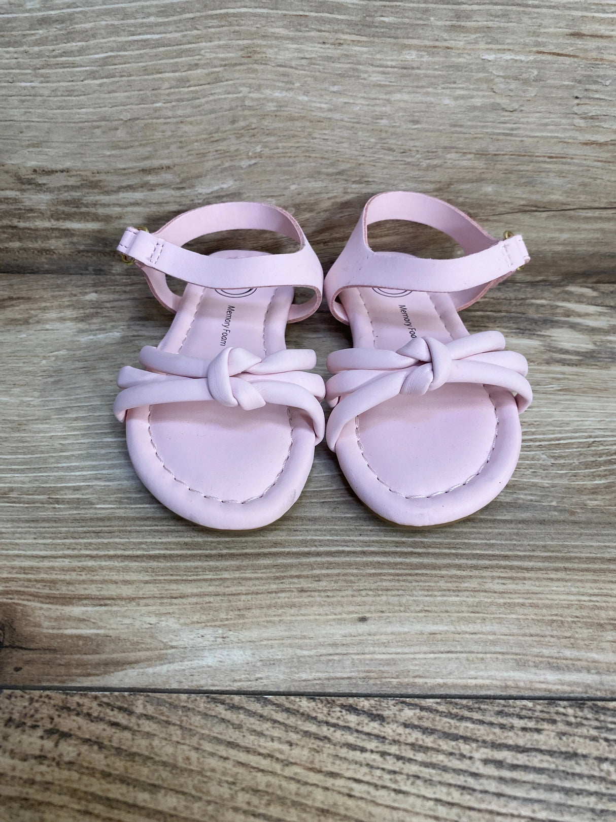 Wonder Nation Girls' Knot Sandals Pink Sz 5c