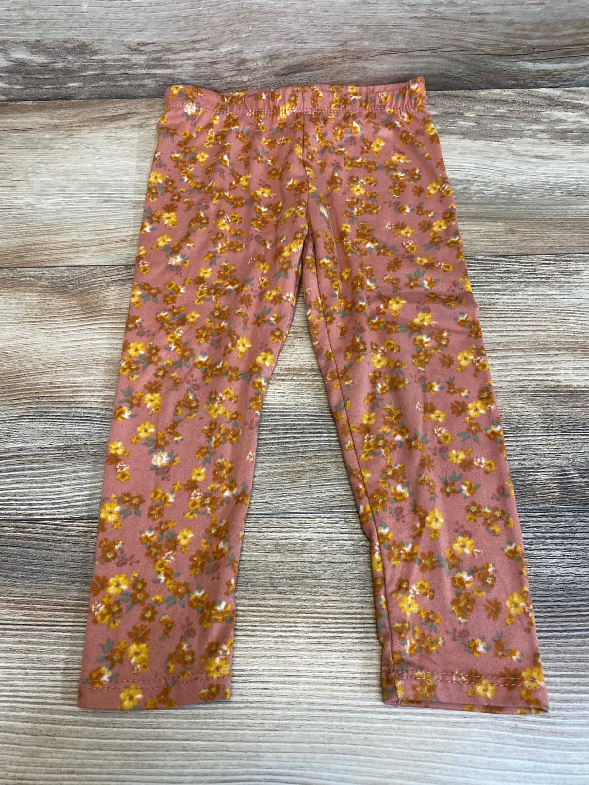 Tahari Floral Leggings Pink sz 3T