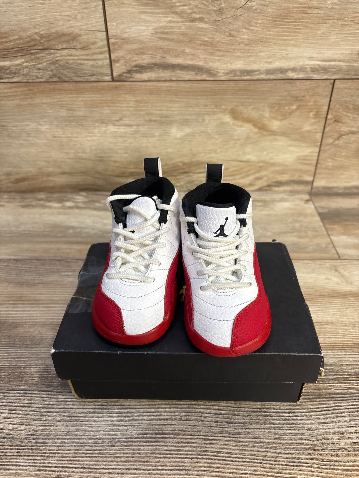 Air Jordan 12 Retro TD 'Cherry' Sneakers sz 7c