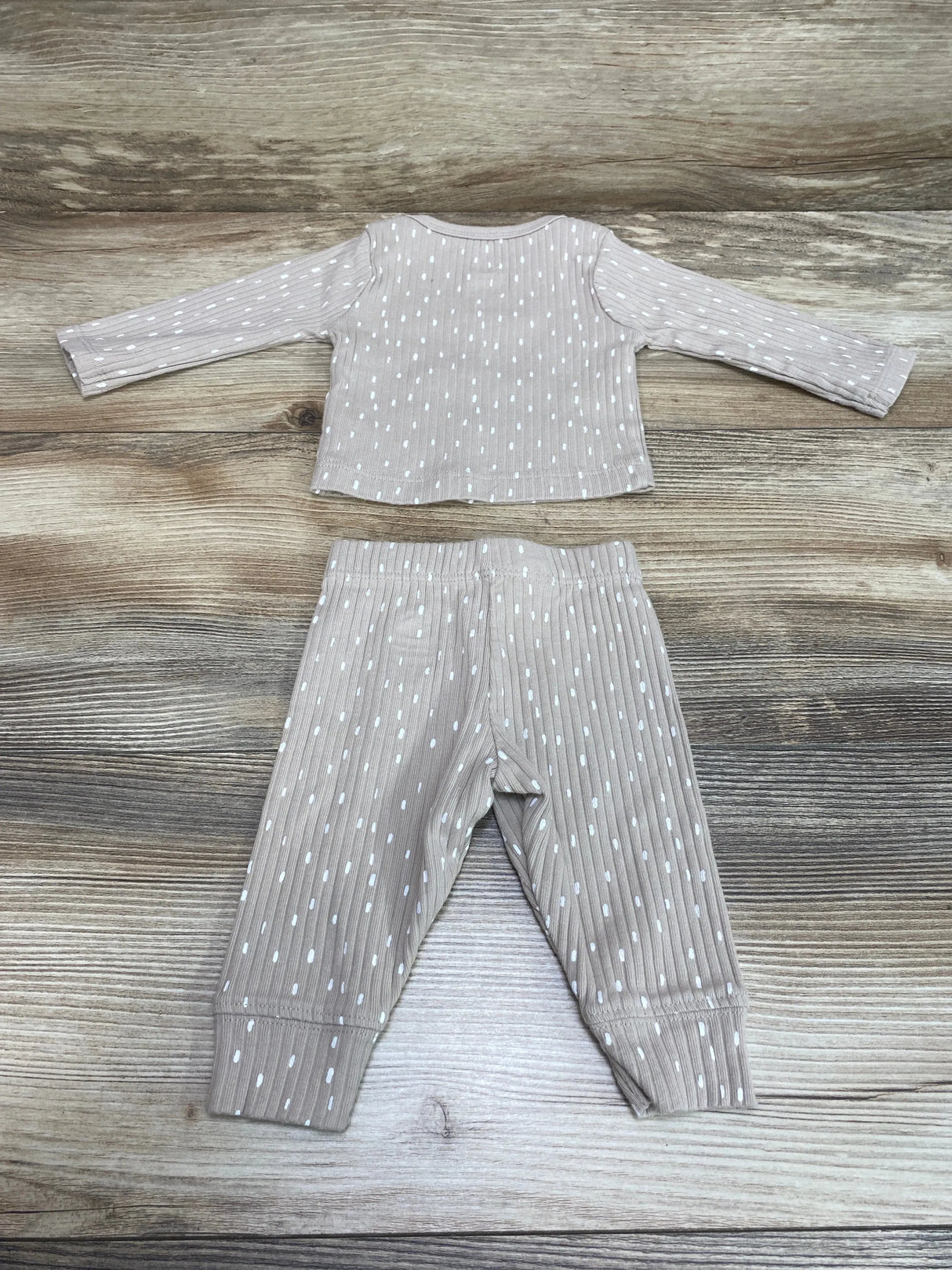 Cloud Island 2pc Shirt & Pants Beige sz Newborn