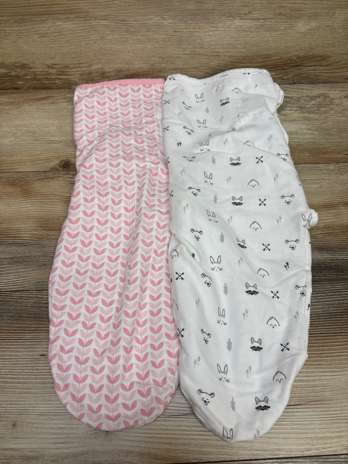 KeaBabies 2pk Soothe Swaddle Wrap White sz 0-3m