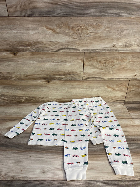 Janie and Jack Construction Trucks Pajama Set in Eggnog sz 5T - Me n Mommy To Be