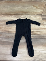 Kyte Baby Bamboo Zippered Footie Black sz Preemie
