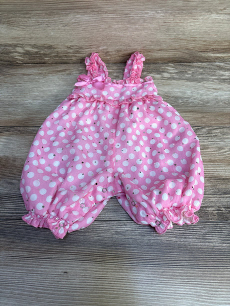 Bonnie Baby Polka Dot Romper Pink sz 0-3m - Me n Mommy To Be
