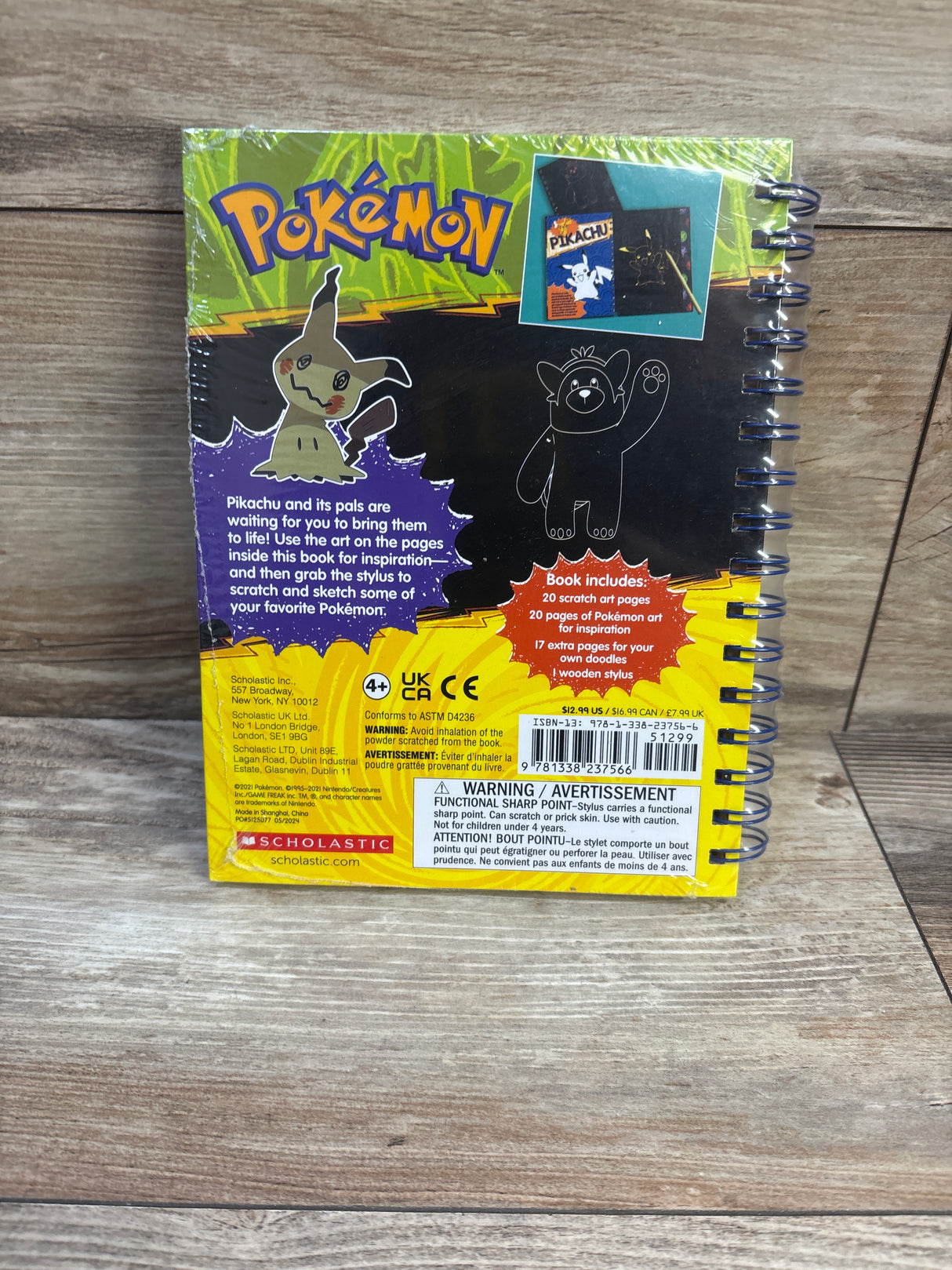 NEW Pokemon Ultimate Sketch Challenge Activity Book