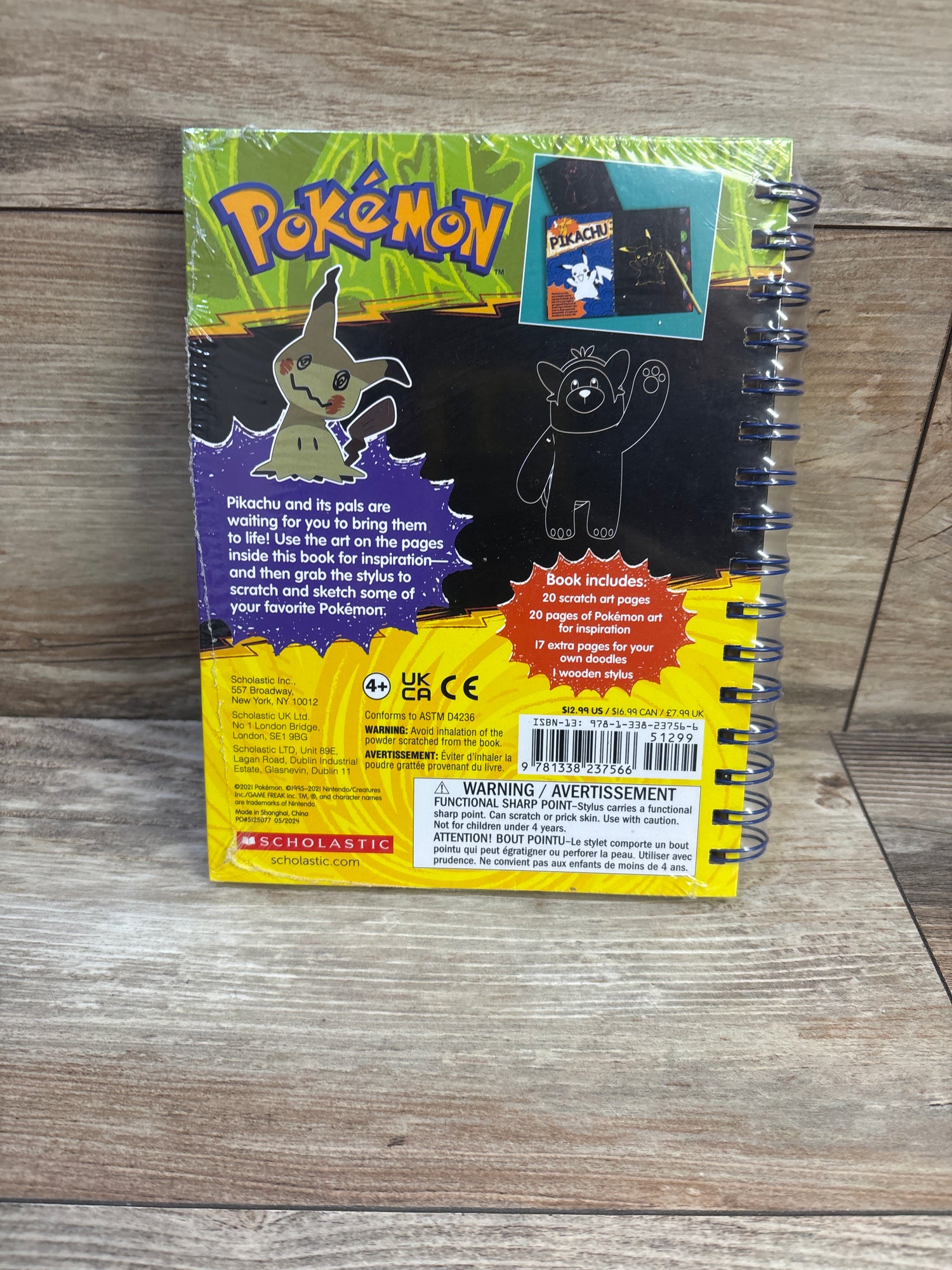 NEW Pokemon Ultimate Sketch Challenge Activity Book