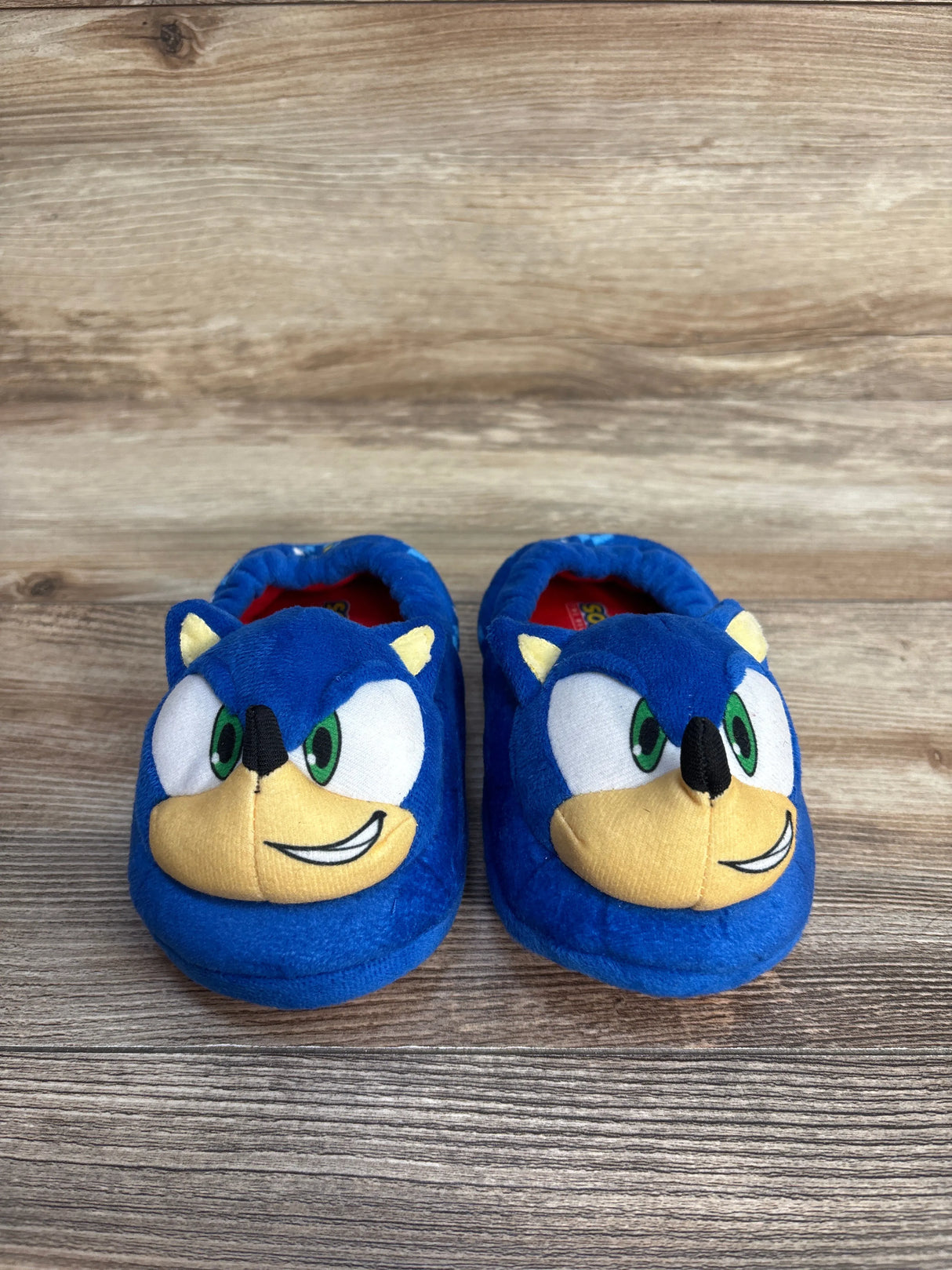 Sonic the Hedgehog 3D Slippers, Blue sz 9/10c