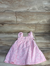 Cat & Jack Smocked Gauze Dress Pink sz 3T