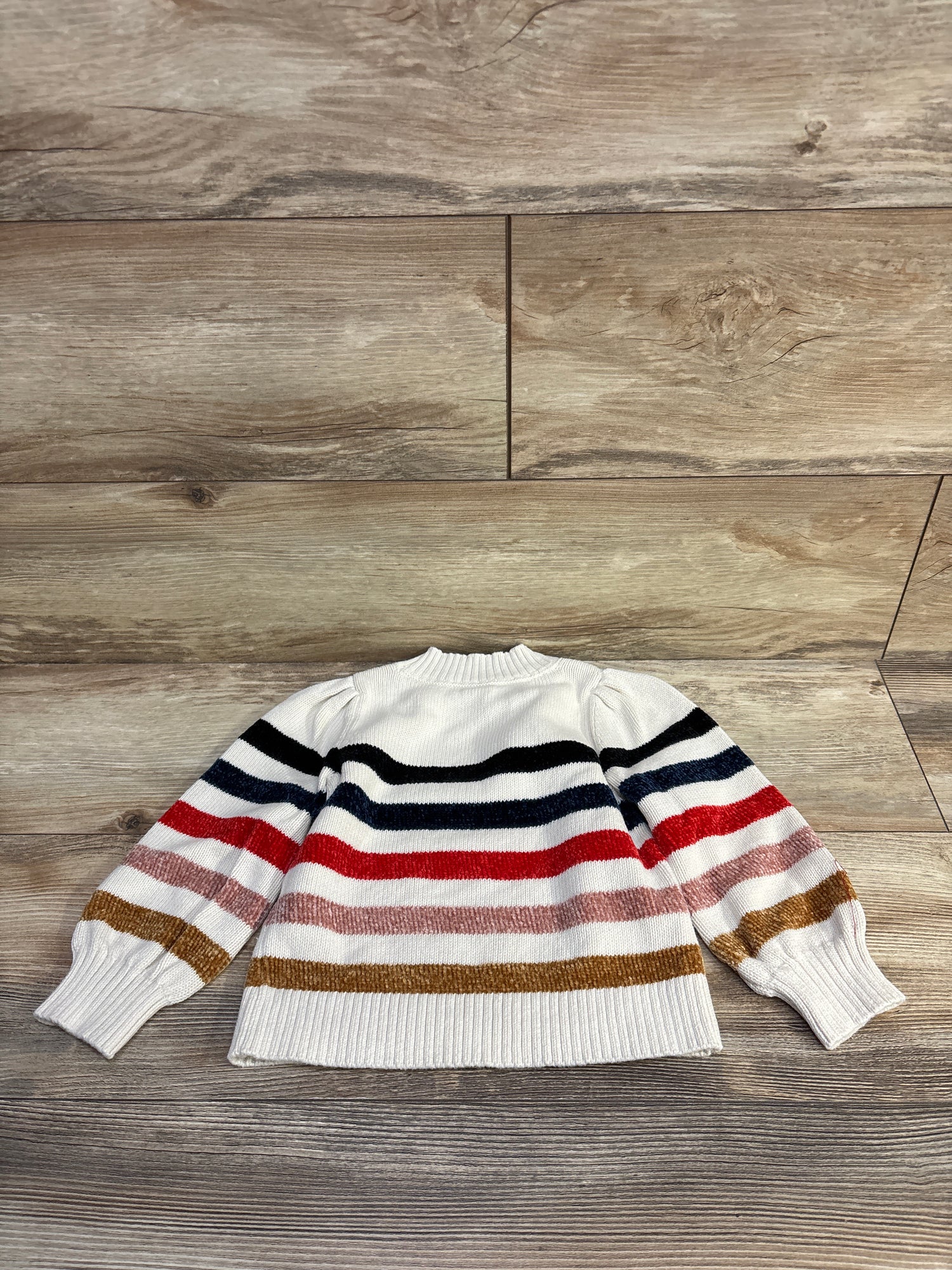 Baby Gap Striped Mockneck Sweater Ivory sz 3T