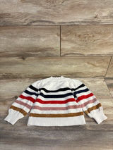 Baby Gap Striped Mockneck Sweater Ivory sz 3T