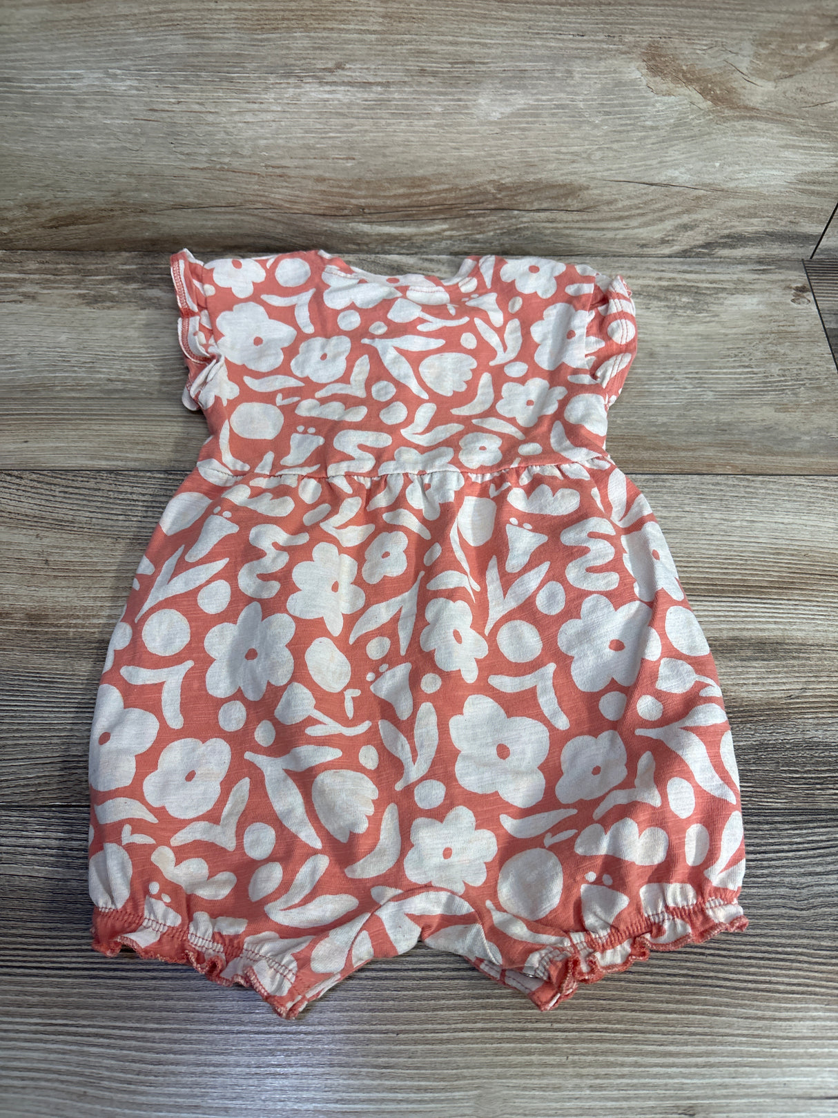 Little Co Floral Shortie Romper Pink sz 18m