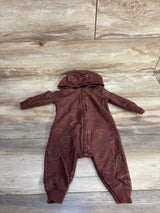 Carter's Bear Hooded Coverall Brown sz 6m