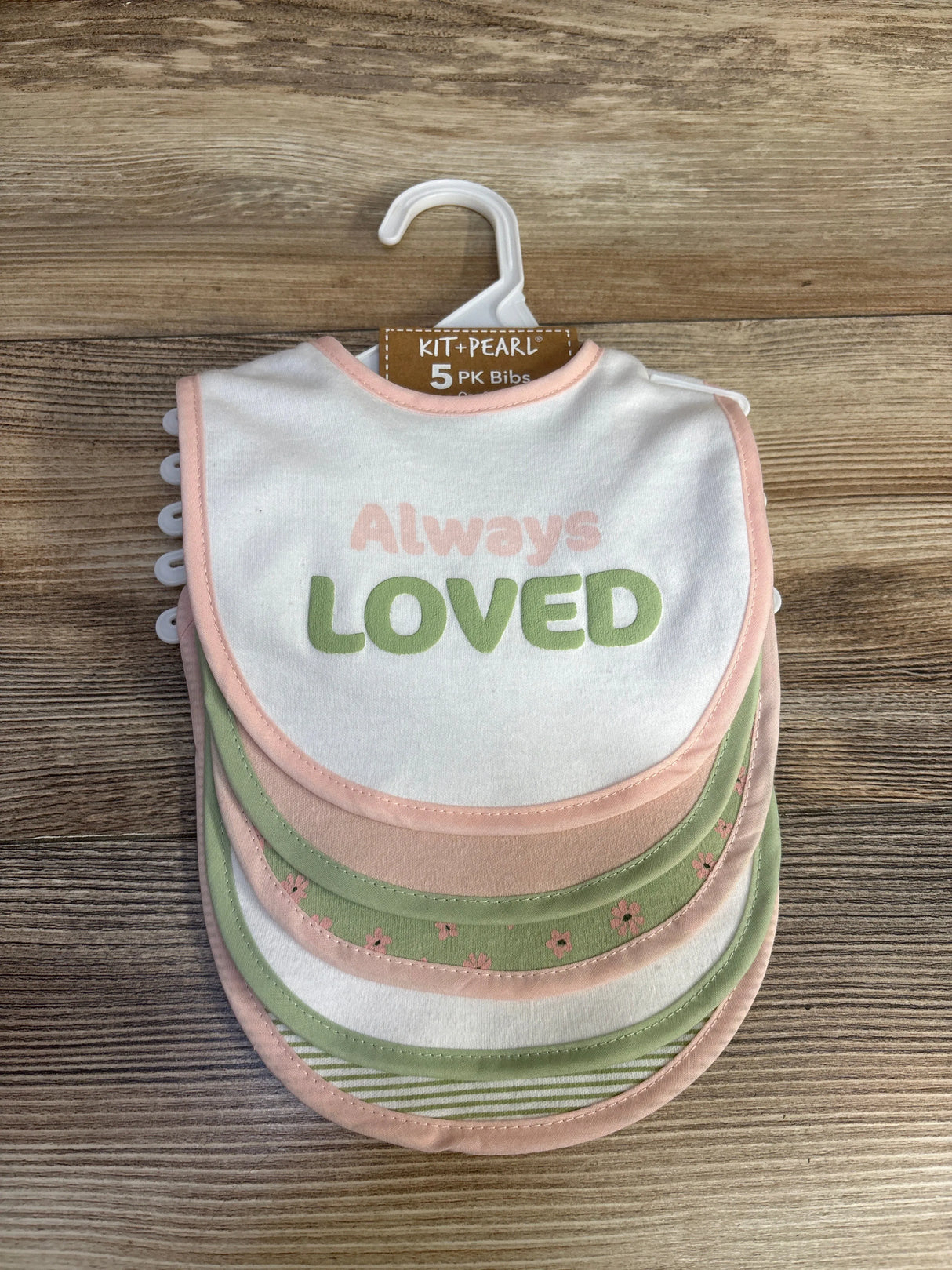 NEW Kit & Pearl 5pk Bibs, Pink - Me n Mommy To Be