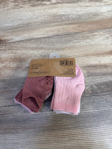 NEW Love Baby 10pk Ankle Socks, Pink sz 0-6m