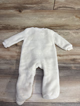 Disney Baby Plush Minnie Mouse Coverall Ivory sz 6-9m