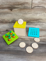Lovevery Wooden Coin Bank with Carrot Lid