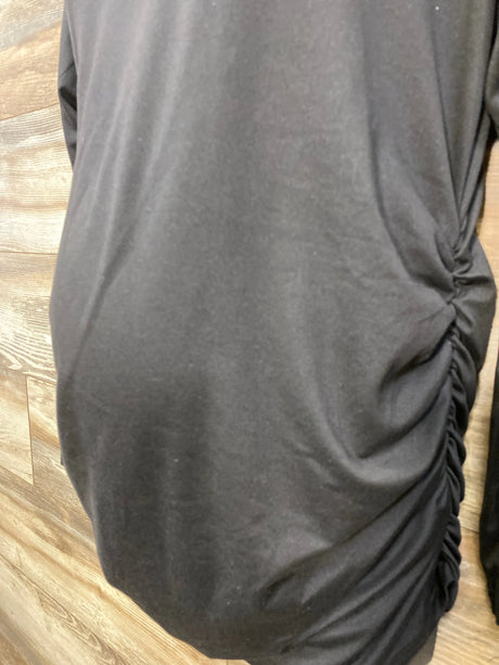 Ekouaer Ruched Shirt Black sz XL - Me n Mommy To Be