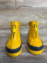 Zip-Up Rain Boots, Yellow sz 5c
