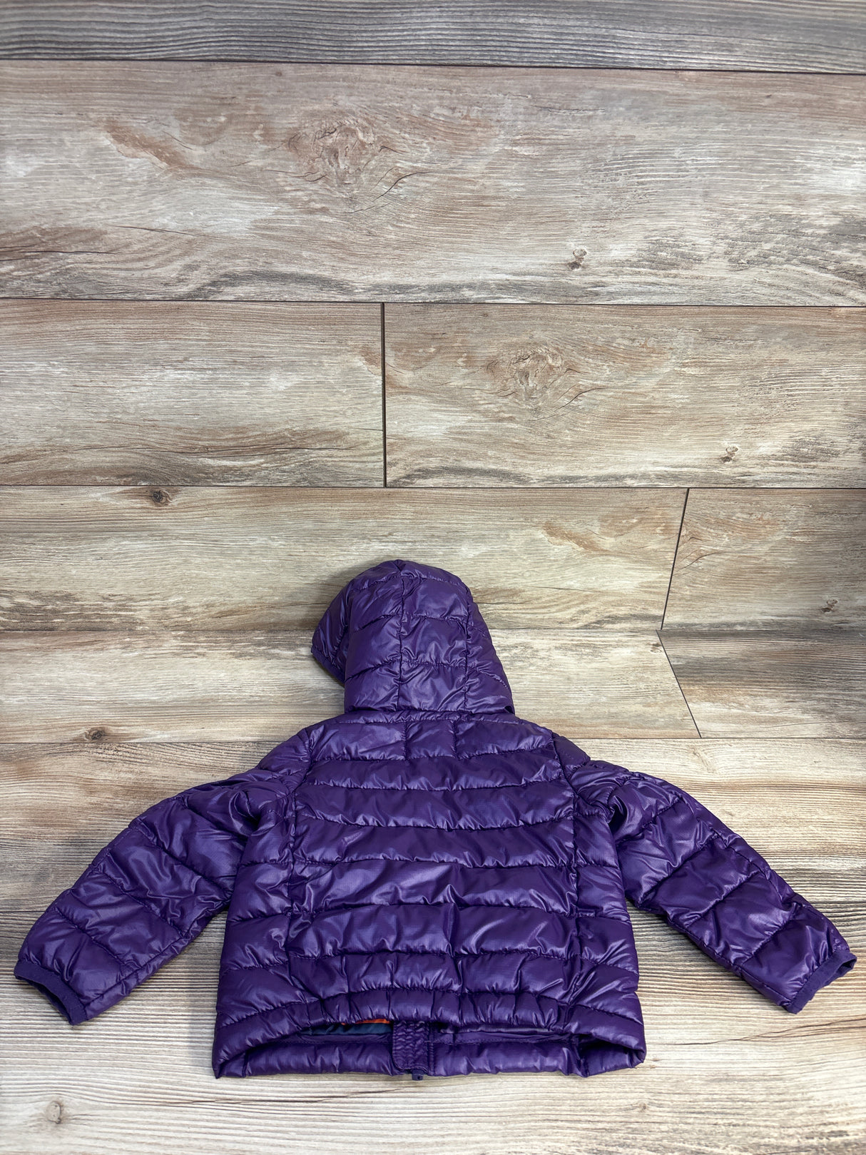 Primary Baby Lightweight Puffer Jacket in Grape sz 18-24m