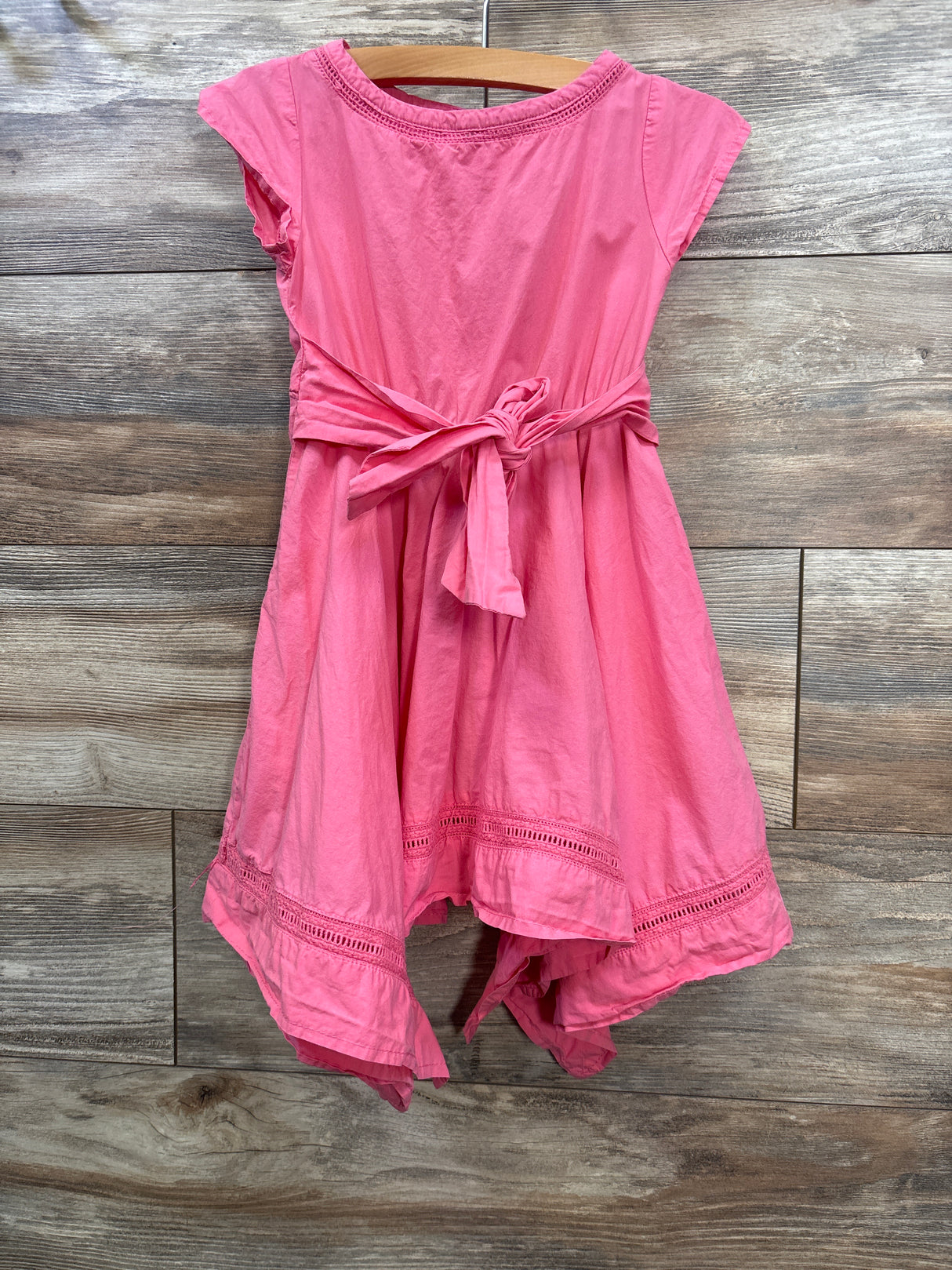 Mila & Emma Pink Shark Bite Dress sz 4T