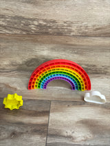 Silicone Rainbow Stacker w/ Cloud & Rainbow
