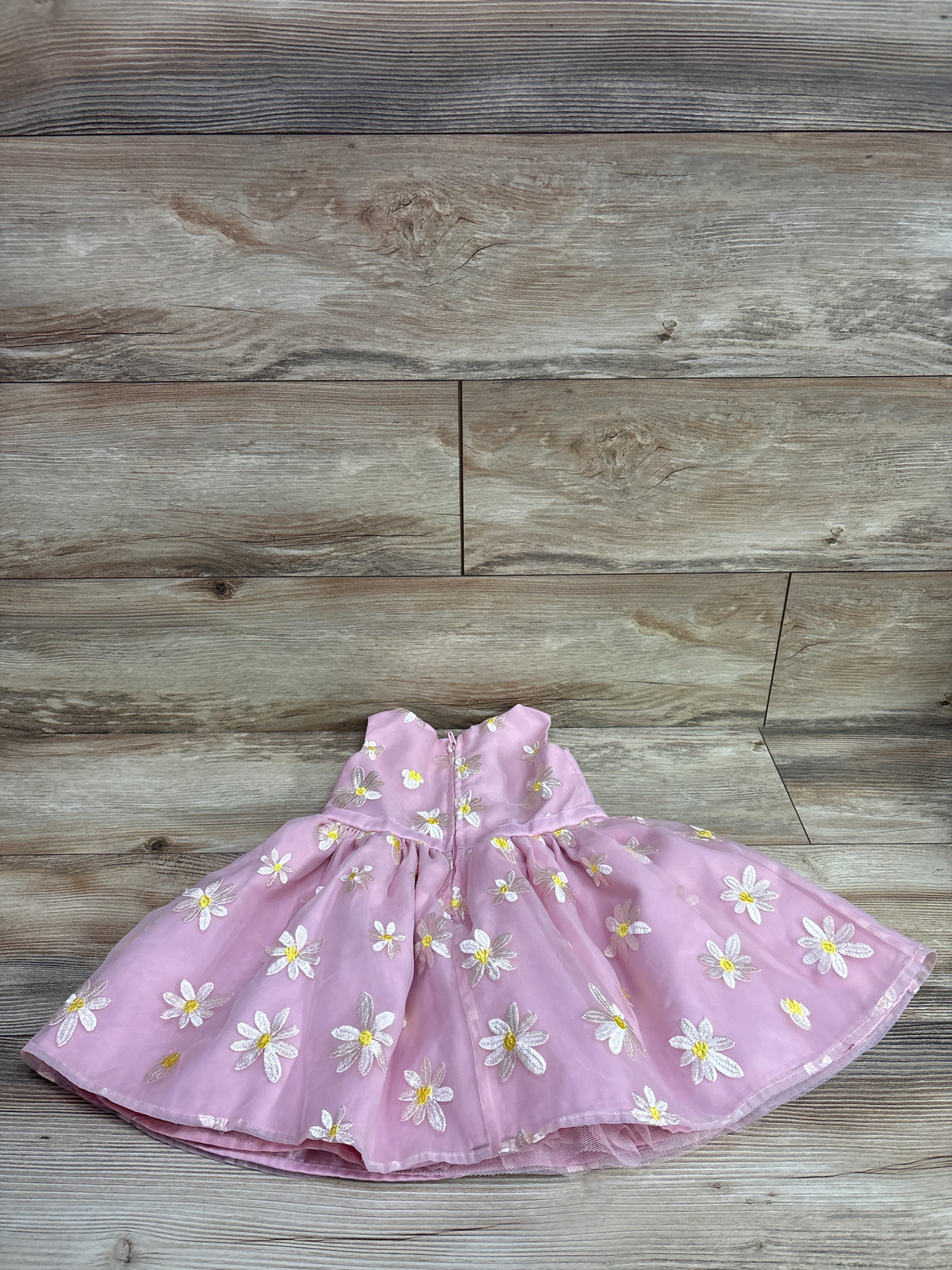 Disney Store Minnie Mouse Embroidered Sleeveless Dress Pink sz 2T