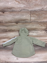 Penelope Mack Fleece Lined Waterproof Jacket Green sz 12m