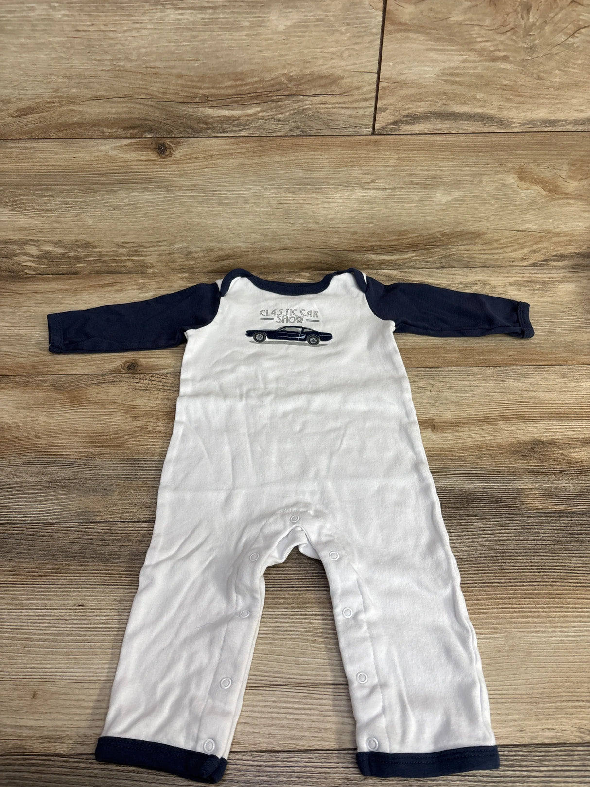 Hudson Baby Classic Car Show Coverall Navy sz 9-12m
