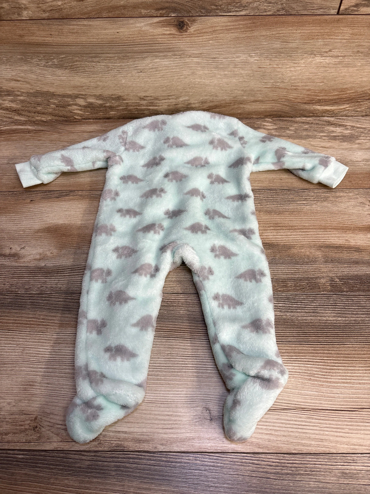 Hudson Baby Dino Print Blanket Sleeper Blue sz 0-3m - Me n Mommy To Be