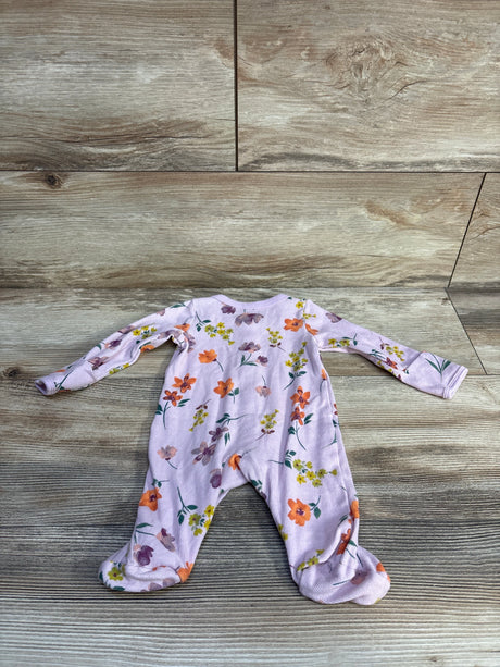 Carter's Floral Sleeper Purple sz Newborn - Me n Mommy To Be