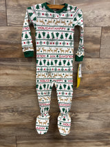 NEW Carter's Happy Holiday's Sleeper White sz 24m