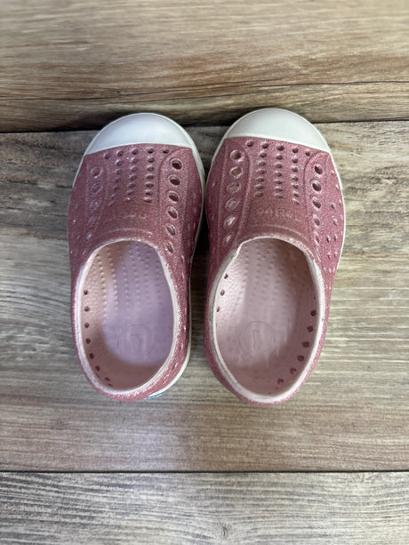 Native Jefferson Bling Slip-On Shoes Pink sz 5c - Me n Mommy To Be