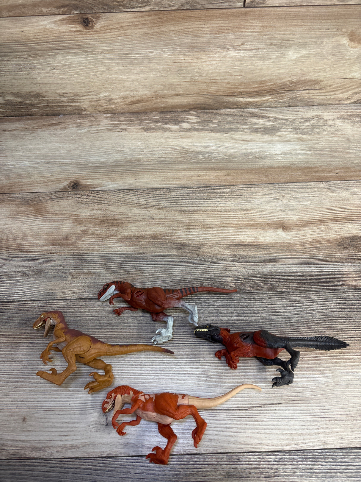 Jurassic World Attack Pack Action Figures, 4pk