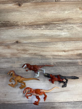 Jurassic World Attack Pack Action Figures, 4pk