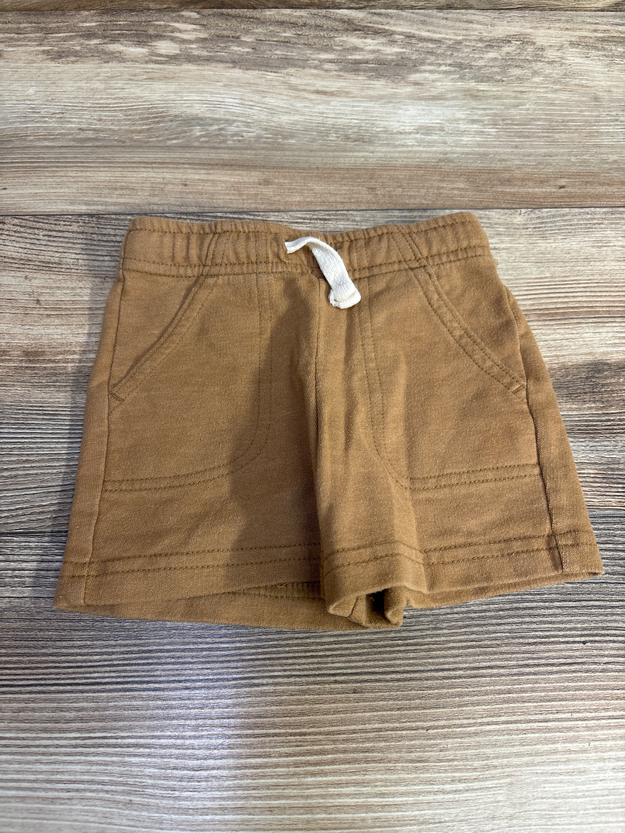 Cat & Jack Drawstring Shorts Brown sz 12m