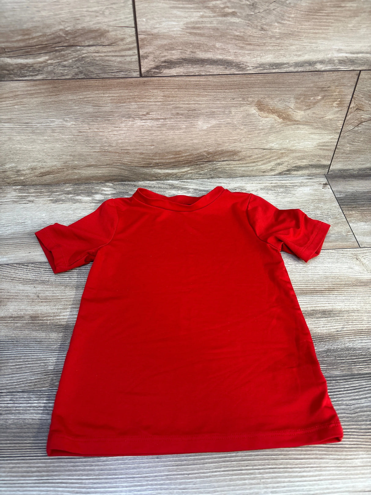 Cat & Jack Rashgaurd Shirt Red sz 3T