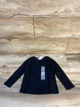 NEW Old Navy Solid Black Thermal Shirt sz 2T
