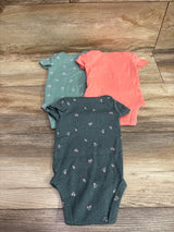 Just One You 3pk Bodysuits Green sz 3m