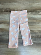 Grayson Mini Star Print Leggings Pink sz 2T