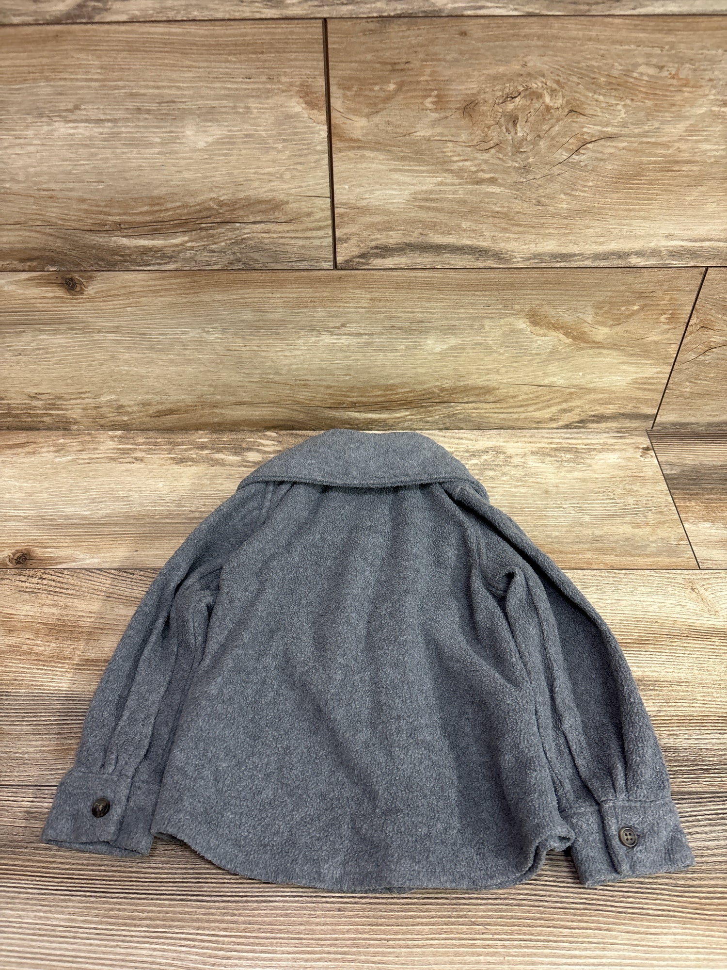 Old Navy Fleece Button Up Jacket Grey sz 3T