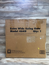 Toddleroo by North States Extra-Wide Swing Wood Gate 60-103''